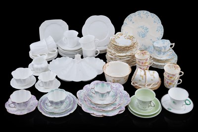 Lot 276 - A large collection of Shelley and Foley ceramics; and others