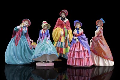 Lot 288 - Five Royal Doulton figures