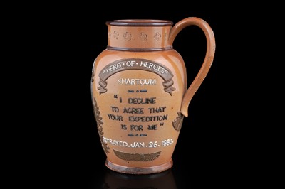 Lot 289 - A Victorian Doulton Lambeth stoneware jug