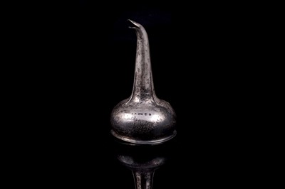 Lot 204 - A Victorian Scottish silver wine funnel