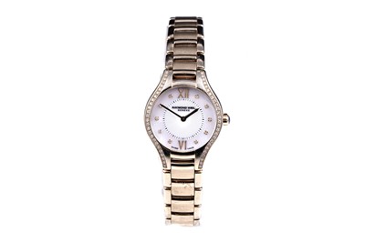 Lot 162 - A lady's contemporary Raymond Weil Noemia watch with diamond case