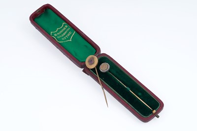 Lot 109 - Two Victorian tie pins