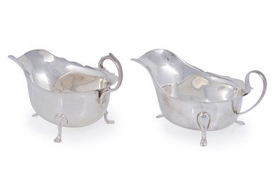 Lot 171 - Two silver sauce boats