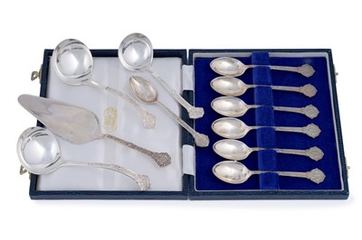 Lot 236 - Lindesfarne patter silver flatware