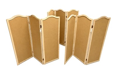 Lot 202A - Three modern three-fold screens