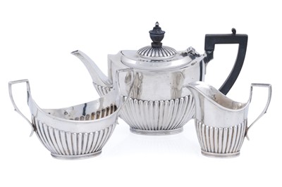 Lot 220 - A Victorian silver batchelor's tea set