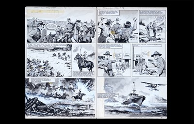 Lot 450 - Original artwork Action Annual 1982