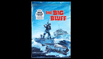 Lot 372 - Original painted front cover artwork for “The Big Bluff”
