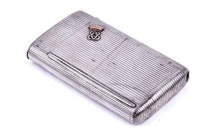 Lot 258 - A late Victorian silver cigarette / necessaire case