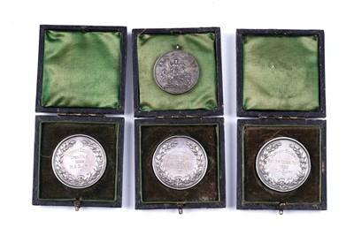 Lot 27 - Late 1920's silver school prize sporting medals
