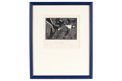 Lot 302 - Colin See Paynton - Water Wagtails | wood engraving