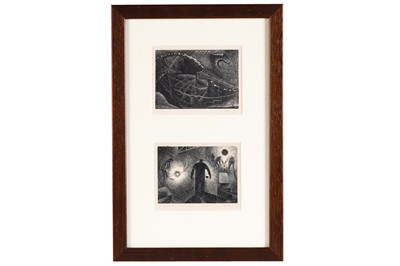 Lot 310 - James Taylor Dolby - Seascape and Foundry Work | wood engraving