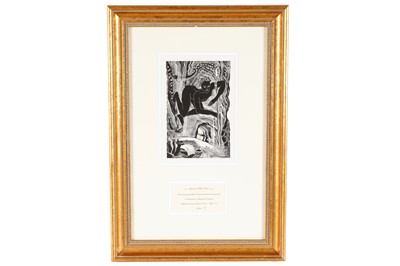 Lot 311 - Lettice Sandford - Leander Pulled Down | wood engraving