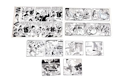 Lot 340 - Comics artwork by Denis Gifford and Hugh McNeill