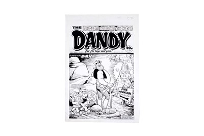 Lot 457 - Original artwork for the front cover of Dandy