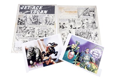 Lot 459 - Original artwork for Jet Ace Logan