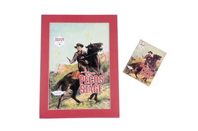 Lot 463 - Cover artwork for Wild West Picture Library No. 17