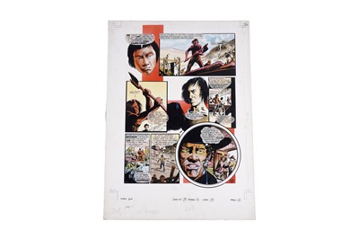 Lot 343 - Original artwork “Kung Fu” by Martin Asbury