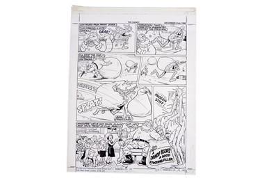 Lot 466 - Original artwork for The Dandy, Christmas 1989