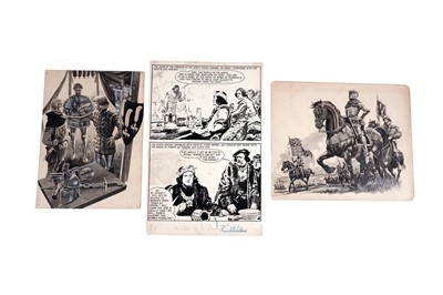 Lot 348 - Artwork for Eagle Comic by Peter Jackson; and another