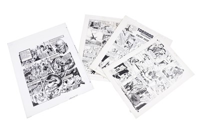 Lot 349 - Tornado Smith and other comics artwork