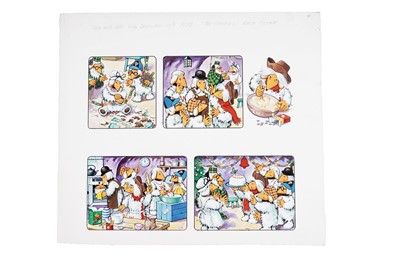 Lot 351 - Wombles Christmas artwork by Blasco