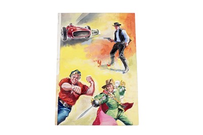 Lot 473 - Cover artwork for Hurricane Annual 1965