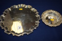 Lot 2 - An Edward VII silver salver, by Walker & Hall,...