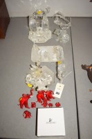 Lot 353 - Swarovski ornaments, to include: a camel;...