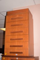 Lot 505A - A G-Plan teak chest of six graduated drawers,...
