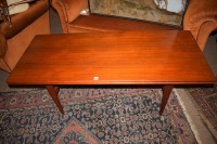 Lot 582 - A mid 20th Century Danish teak dining/coffee...