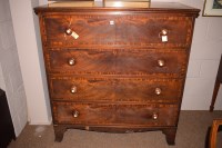 Lot 709 - A Victorian mahogany and cross banded...